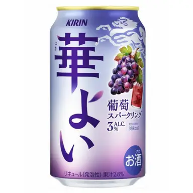 Kirin Hanayoi Grape Sparkling 350ml