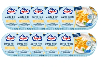 Appel MSC zarte Heringsfilets Harmonie Mango-Curry, 10 x 200 g