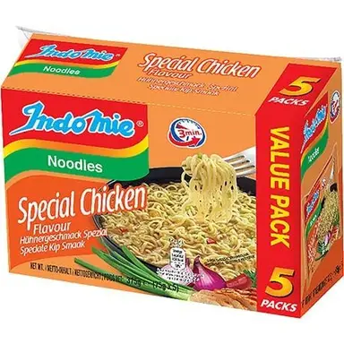 Indomie instantnoedels speciale kipsmaak (EU) 1 doos (8 x 5 x 75 g)