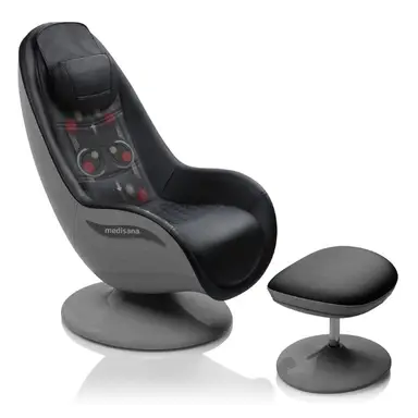 Medisana RS 670 loungestoel met massagefunctie, donkergrijs