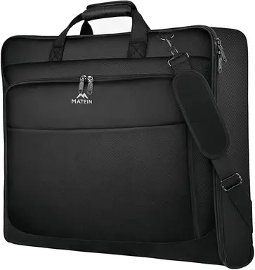 MATEIN Men's Travel Garment Bag Large Suits and Formal Shirts with Anti-Wrinkle Protection Anti-Theft Waterproof Organization
Multifunction Multiple Pockets Organizers, Black, Black/White, Formal