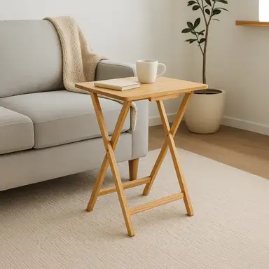 Vida Designs Side Table Folding Oak