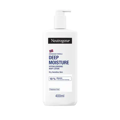 Neutrogena Deep Moisture Hypoallergenic Body Lotion Moisturiser 400ml