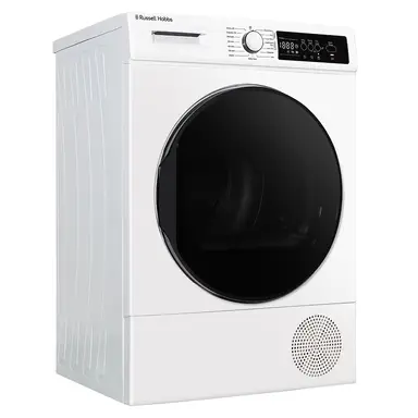 Russell Hobbs® RH8HPTD1E12W, 8kg Heat Pump Dryer in White