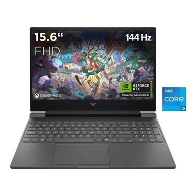 HP Victus 15 (OMEN 17 Heritage Design) 15,6 Zoll Full HD, AMD Ryzen 7 7445HS, NVIDIA GeForce RTX 4050 (6 GB GDDR6), 16 GB DDR5 RAM, 2 TB SSD