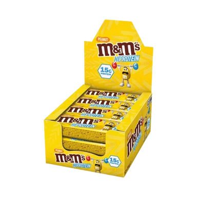 M&Ms Hi-Protein Barre protéinée à la cacahuète - 12 x 51 g
