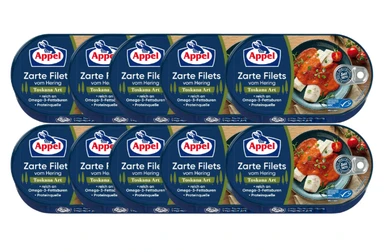 Appel MSC zarte Heringsfilets Toskana Art 200 g X 10