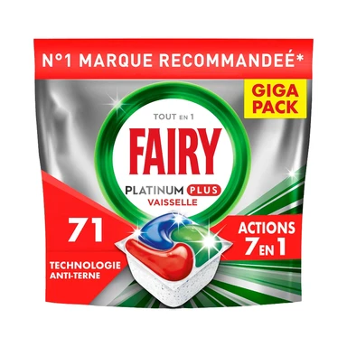 Fairy - tablettes lave-vaisselle Platinum Plus Original -X71