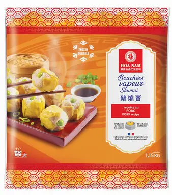 HOA NAM Bouchées au porc (SIU MAI) d'environ 50  pièces 1.15kg