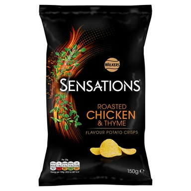 Walkers Sensations Chicken & Thyme 150g