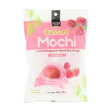 Royal Family Custard Mochi - Raspberry  (With Sweeteners）110g
