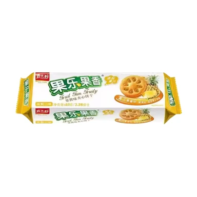 jiashili Biscuits fourrés à l'ananas - 93 g