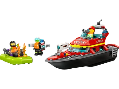 Lego 60373 City Fire Fire Rescue Boat