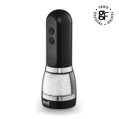Good Food by Tower Duo Salt & Pepper Mill, Rechargeable with Adjustable Grinders