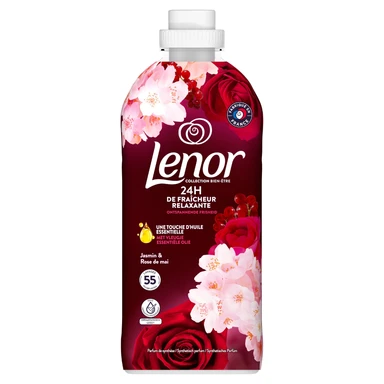 LENOR Adoucissant Liquide Jasmin et Rose de Mai 55 Lavages 1,155L