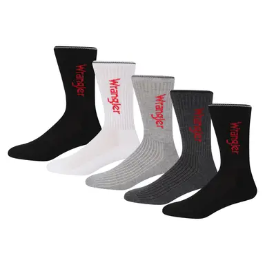 WRANGLER sportsocks - PAGE / BLACK / white/grey gemêleerd / charcoal gemêleerd - 43-46