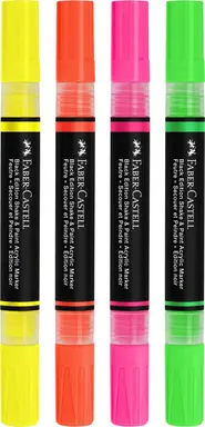 Faber-Castell Acrylic Marker Black Edition Shake & Paint 4pcs. neon colors