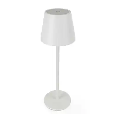 Candlelight Table Lamp LED Touch White H:36cm
