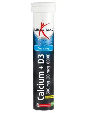 Lucovitaal Calcium & D3 800IE 20 Bruistabletten
