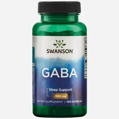 Swanson GABA 500 mg - 100 capsules