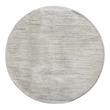 Teppich "Wooly Oasis" rund natur 100 x 100 cm