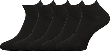 Claudio socks sneakers 5-pack Schwarz40-47