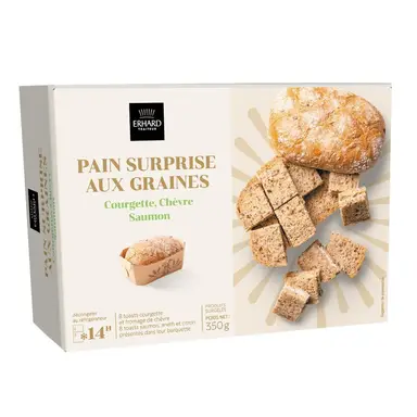 ERHARD Pain Surprise aux Graines 16 toasts - 350g