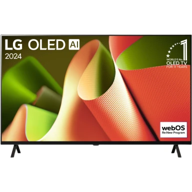 LG OLED55B4ELA TV 139 cm (55 Zoll) OLED Fernseher (α8 4K AI-Prozessor, webOS 24, Dolby Vision, bis zu 120Hz) [Modelljahr 2024] [Energieklasse G]