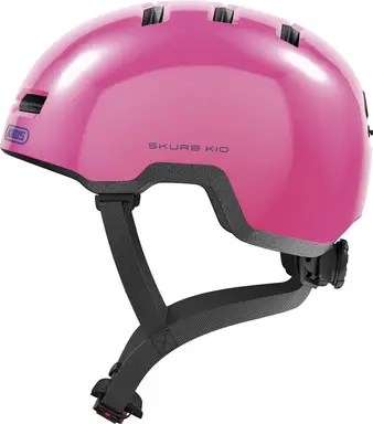 Belly Abus Skurb Kid glanzend roze maat S (45-50) / kinderhelm