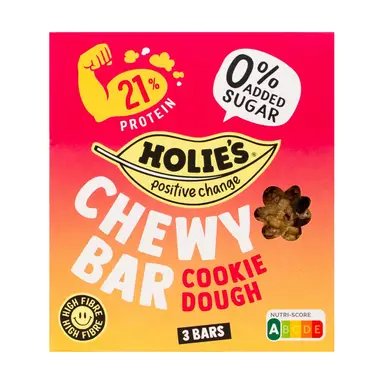 Holie's Chewy bar Cookie Dough - 3x35gr