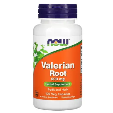 NOW Foods Valerian Root, 500mg - 100 Vegan Capsules