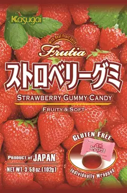 KASUGAI Strawberry Gummy 102g