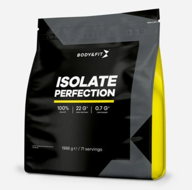 Body&Fit Isolate Perfection Isolat de protéine et protéines hydrolysées Saveur vanille - 1,98 kg