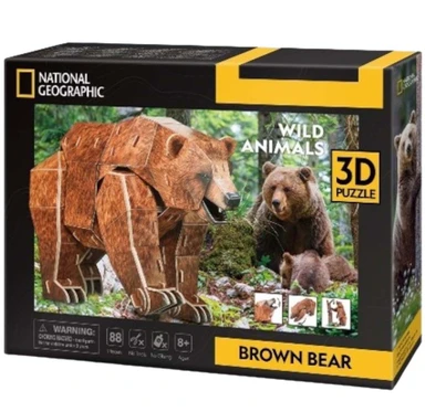 Cubic Fun 3d Puzzel NG Bruine Beer