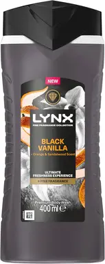 Lynx Fine Fragrance Collection Premium Body Wash Black Vanilla 400ml