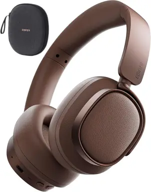 Edifier ES850NB Active Noise Cancelling Headphones, Over-Ear Bluetooth Headset, 92H Playtime, Wired & Wireless Hi-Res Audio Certified, Fast Charging Clear Calls for Home Office Travel