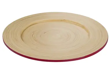 Maison by Premier Kyoto Raspberry Bamboo Charger Plate
