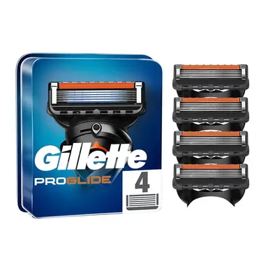 Gillette Fusion ProGlide Houder + 4 Navulmesjes