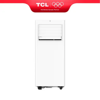 TCL Tragbarer Klimaventilator P09F4CW1, 9000 BTU, 3-in-1 - Kühlen/Ventilator/Luftentfeuchter-Modus, nur Kühlen, Fernbedienung, Schiebefenster-Kit