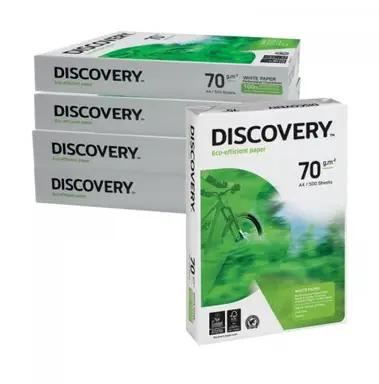 Discovery A4 Paper White 70gsm Box of 5 reams