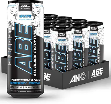 Applied Nutrition ABE White Pre Workout Energy Drink Natural - 12 x 330ml