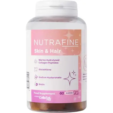 Nutrafine Skin & Hair Daily Wellness Support Gummies - 60 Gummies