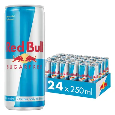 Red Bull Sugarfree Energy Drink 250ml 24 Pack