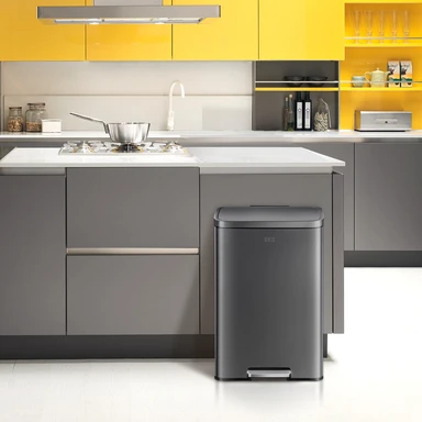 EKO Madison 25+20L Recycling Bin - Black