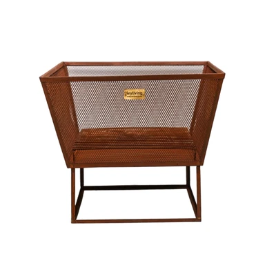 Outdoor Norfolk Fire Pit Rust Iron H44.5Cm W52Cm