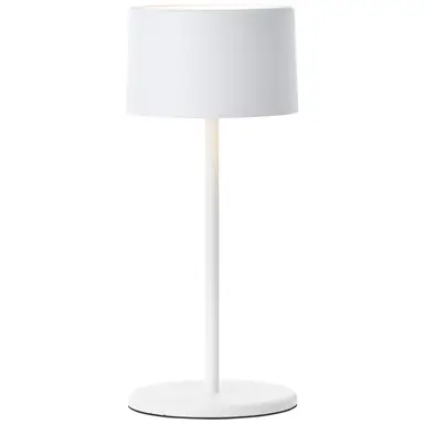 Brilliant Led Tafellamp, Oplaadbare Batterij, 210 Lm, Touchdimmer, 3000K, 21 Cm, Metaal, Wit