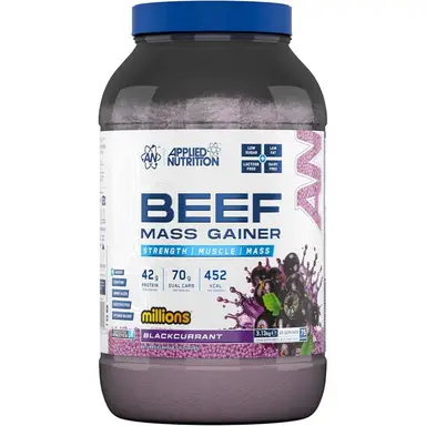 Applied Nutrition Beef-XP Mass Gainer Powder Blackcurrant Millions Flavour - 3.13kg