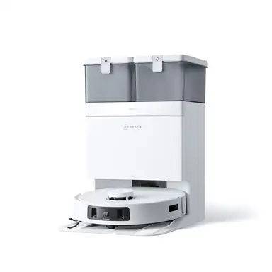 ECOVACS DEEBOT T30C PRO Gen2 Robot Vacuum & Mop - White, 12,800Pa Suction, 200 Mins Run Time, ZeroTangle 2.0, Omni Station for Hot Water Mop Wash & 45℃ Hot Air-Drying,  9mm Auto-Lift Mopping