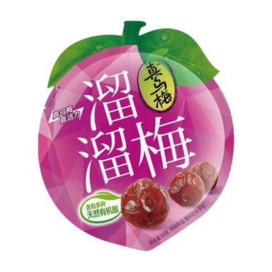 Liu Liu Prune Dark Plum 60g/pack