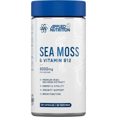 Applied Nutrition New : Sea Moss Capsules & B12 Capsules - 120 Capsules